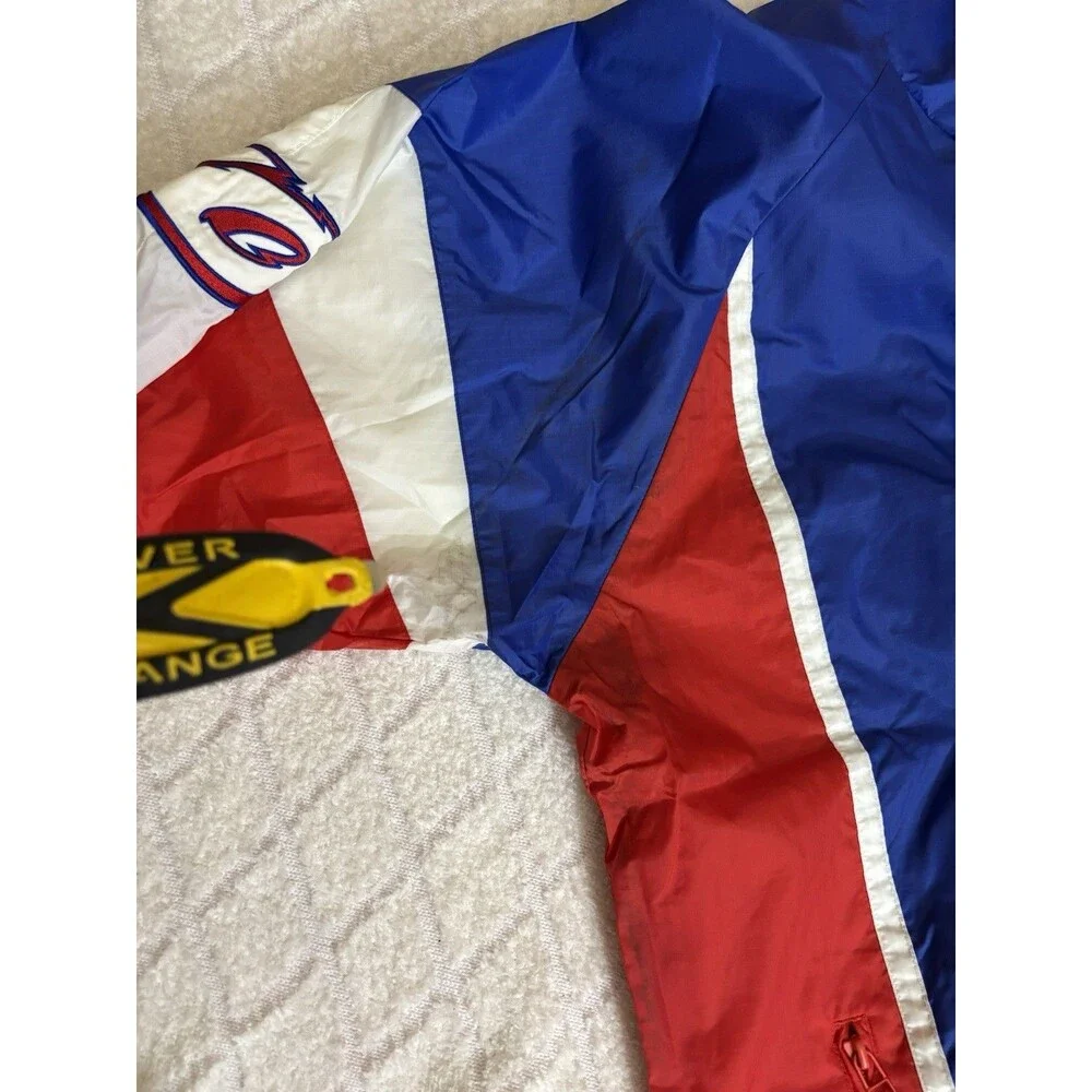 Vintage Racing Champions Valvoline Racing NASCAR Embroidered Windbreaker Men XL